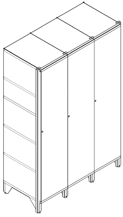 Metal document cabinets 