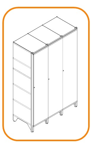 Metal storage cabinets 